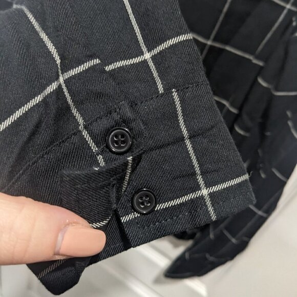 GENERATION Love | Maisie Plaid Cold-Shoulder Button Front Shirt - Picture 6 of 8